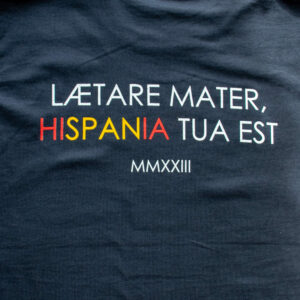 Camiseta Lætare Mater, Hispania tua est