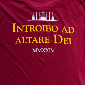 Camiseta Introibo ad altare Dei